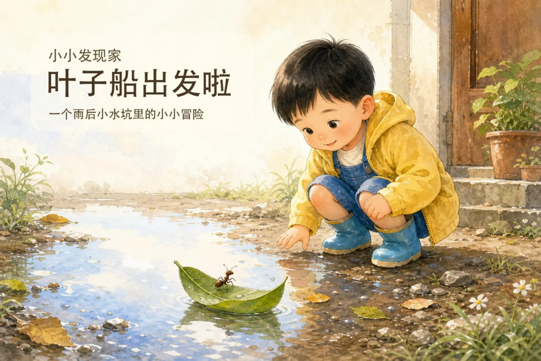 《小小发现家:叶子船出发啦》封面